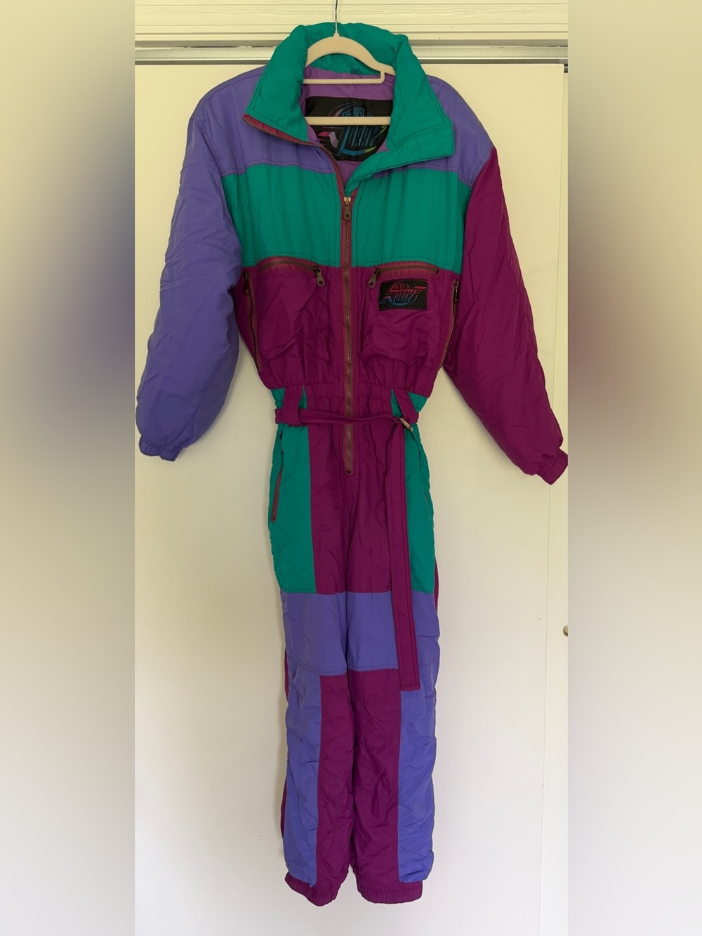 Vintage Down Ski Suit